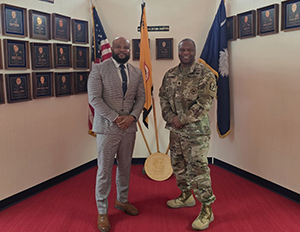 PaYS marketer Victor had a great sit-down discussion with Professor of Military Science LTC Quentin Benjamin