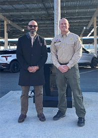 Alfredo and LT Brian Wolfe, RCSO